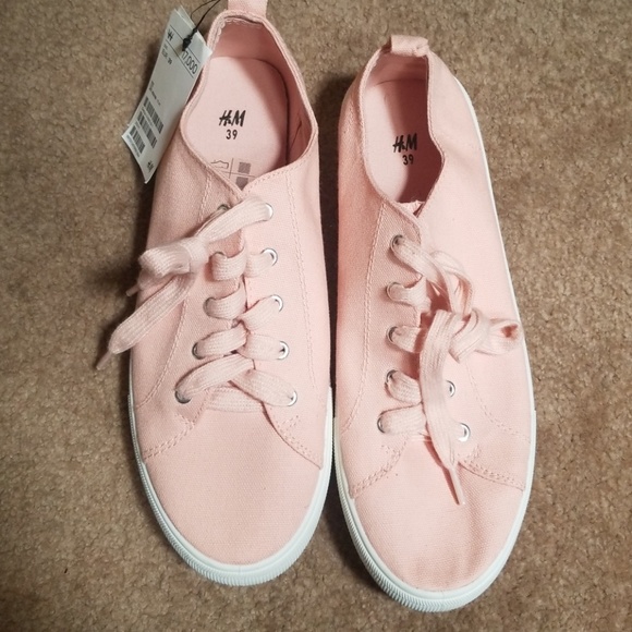 white canvas shoes h&m